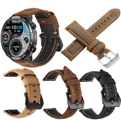 Quick Release Leather Straps for HAYLOU Solar 5 Quality Genuine Retro Genuine Leather Band for HAYLOU Solar 5 Accessories