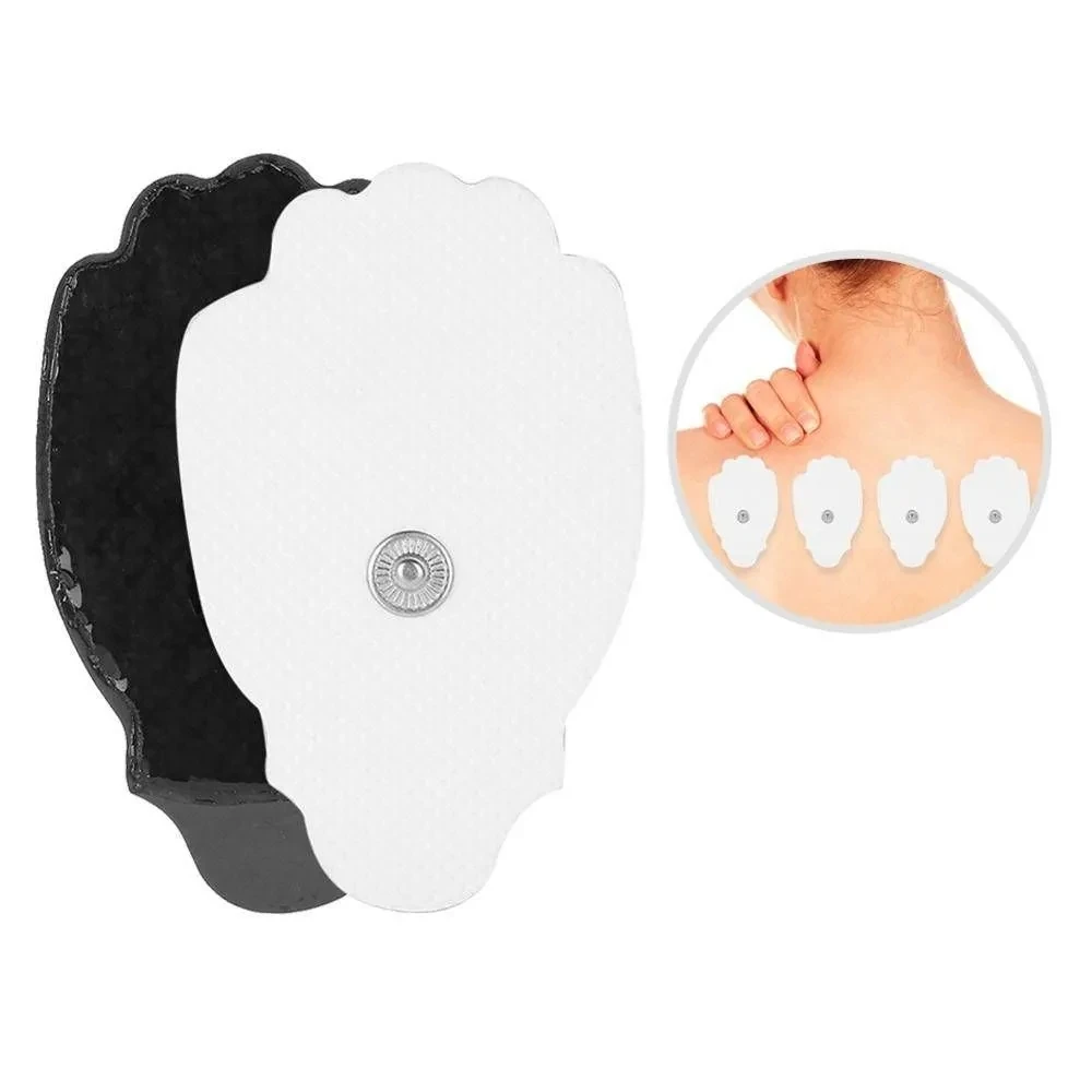 근육 자극기 액세서리 손바닥 모양의 전극 패드: 10개. 마사지 기기용으로 적합합니다.