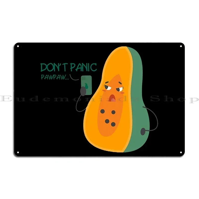 Dont Panic Metal Signs Decoration Garage Bar Cave Custom Customize Tin Sign Poster