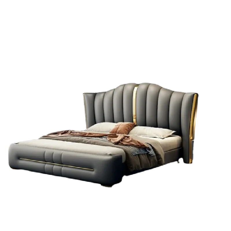 Conference Frame Double Bed Double Bed King Size Luxury Queen Double Bed Princess Girls Modern Unique Bett Postmodern Furniture image 6