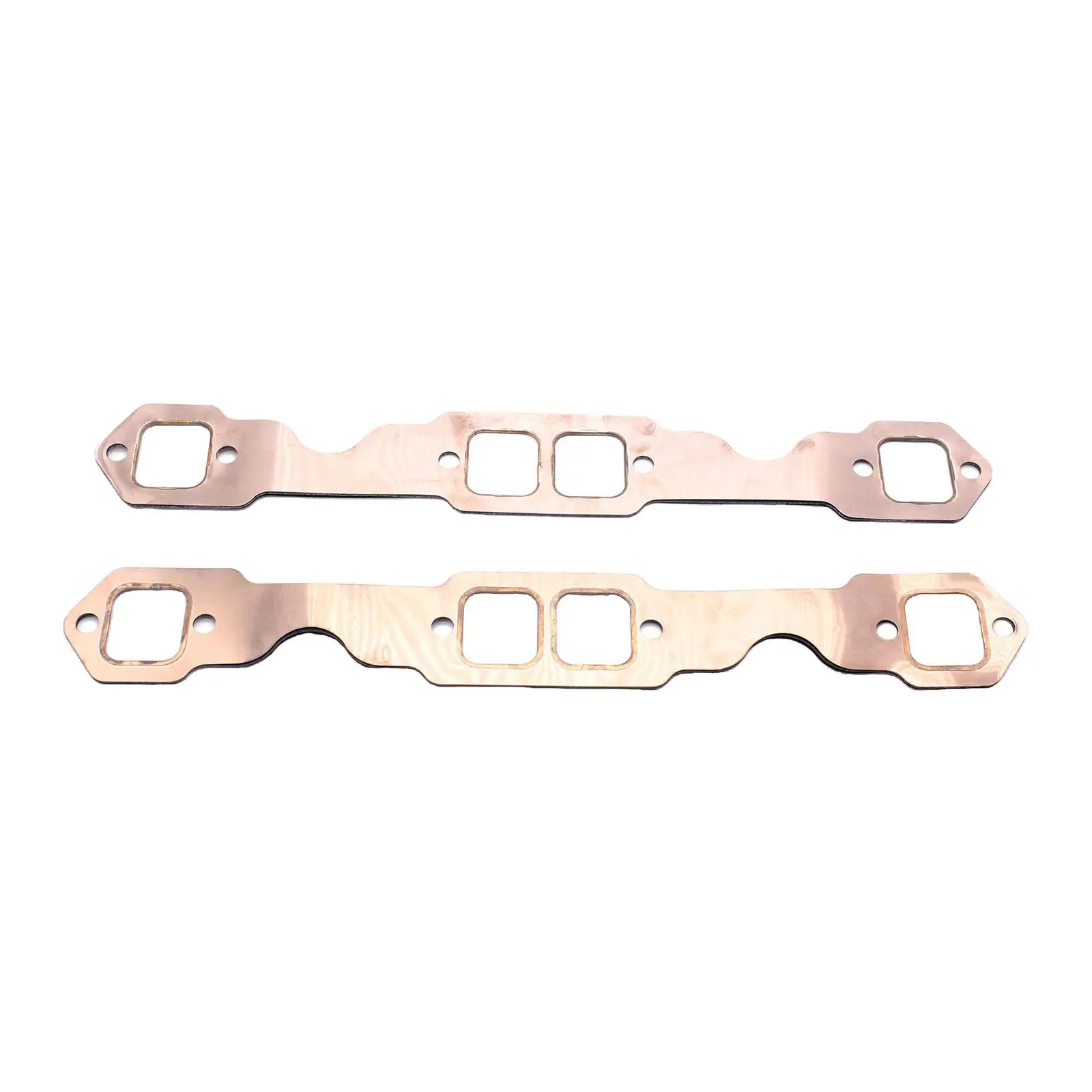 2 Pieces C Copper Header Exhaust Gasket for 283 327 350 383 400 Exhaust