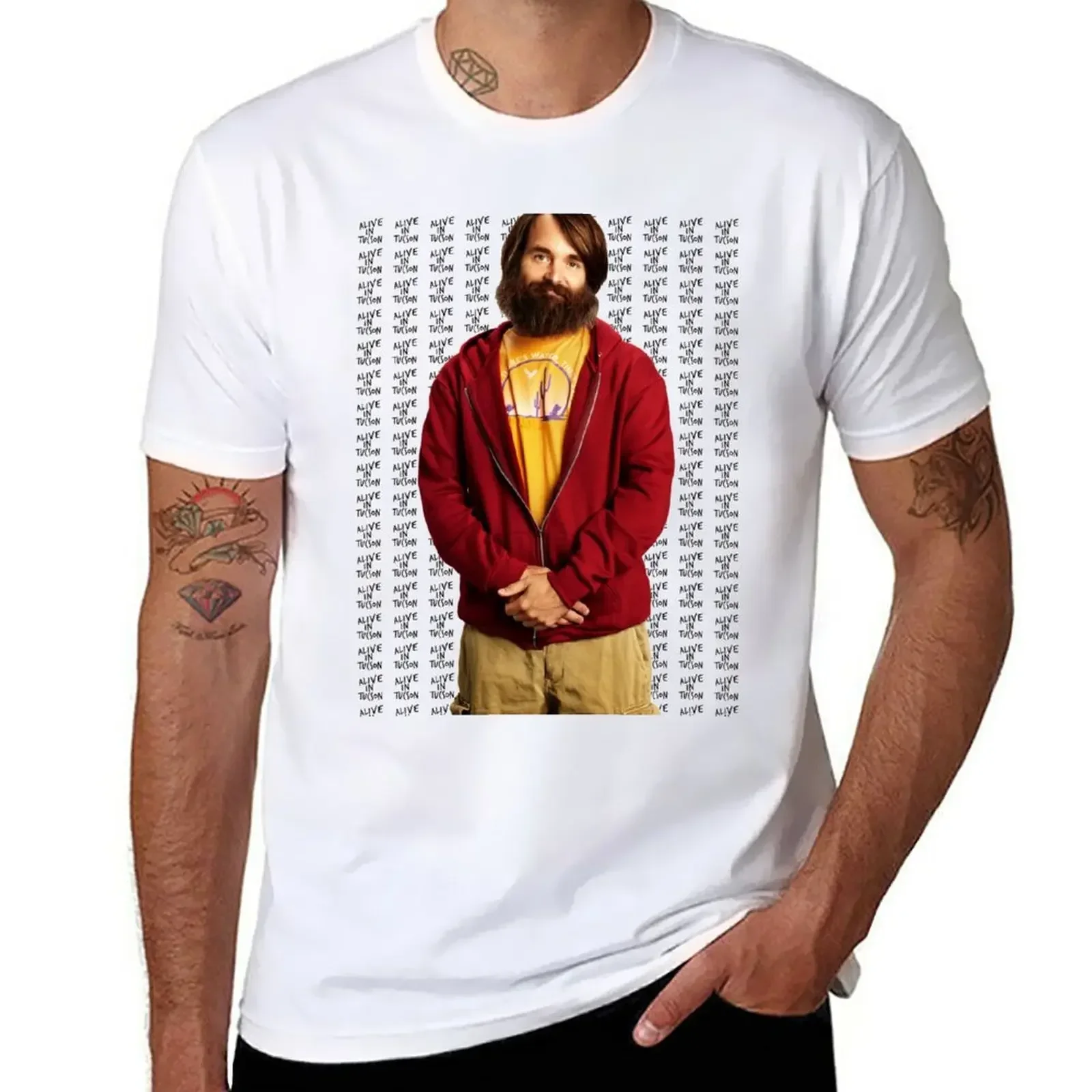 Last man on earth - Alive in Tucson T-Shirt anime clothes customizeds oversized t shirt men