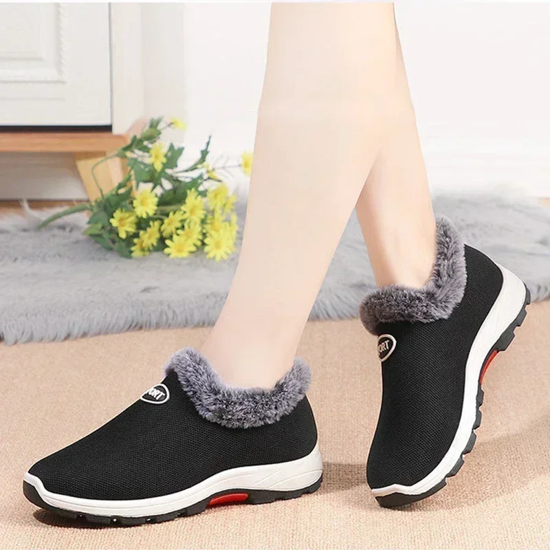 

2026 New Men's Womens Warmth Wool Lined Snow Boots Winter Warm and Waterproof Sliding Boot Warm Outdoor Short Boots