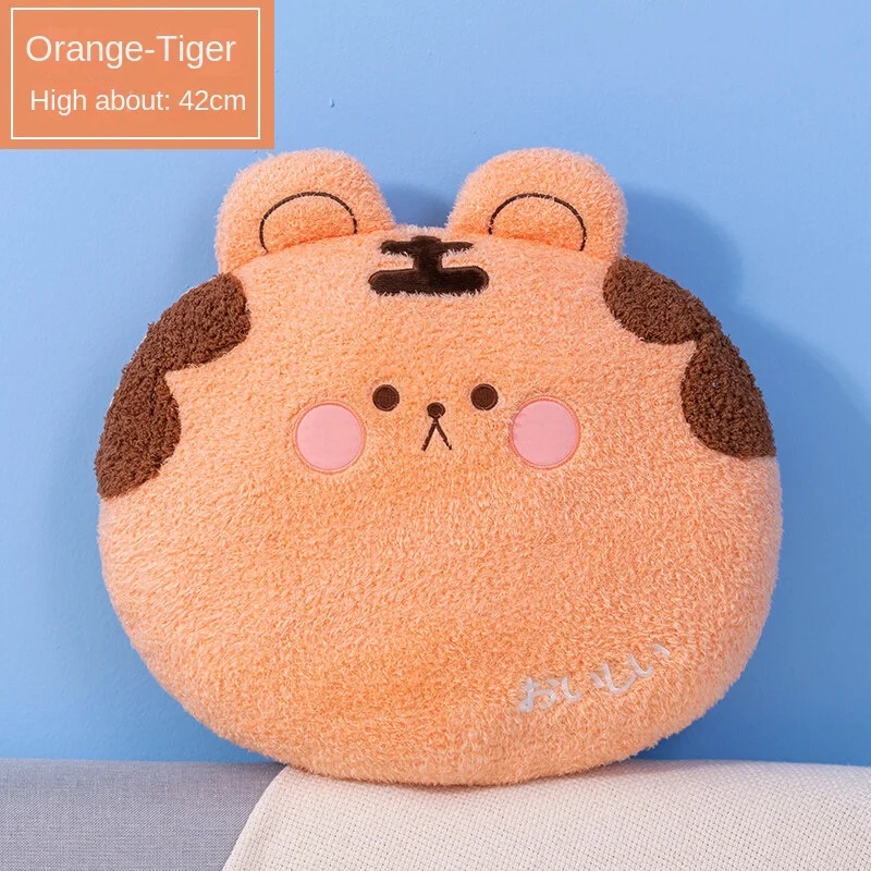 Cuscino per animali Cuscino per sedia maiale rosa Orso bruno Peluche Cuscino tigre Cuscino per orecchie grandi Cuscino per coniglio Cuscino per divano rana timida Regalo