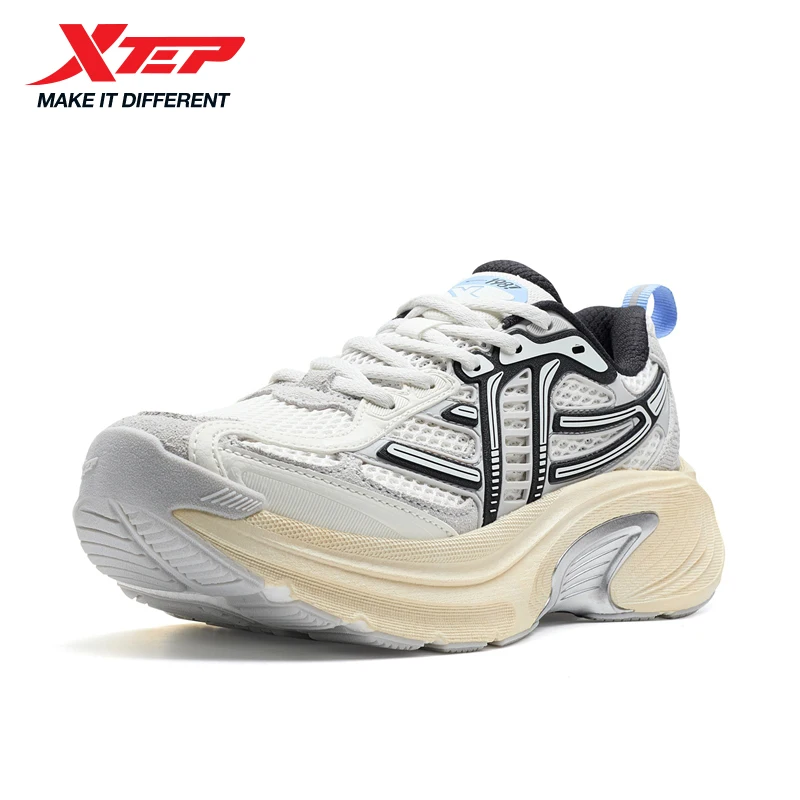 Xtep 1987 Female's Height-Increasing Rebound Fashion Comfortable Water Proof Quick-Drying Soft Running Shoes 974318110055