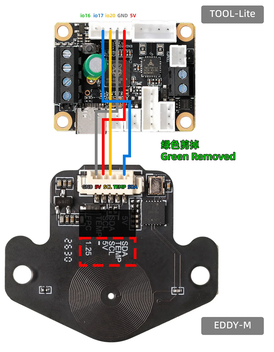 Mellow Fly Tool Lite Toolhead Board Kompatibel mit DIY 3D-Drucker Klipper Canbus RS232 Hotend Board für Nema14/17 Motor – Detail 16