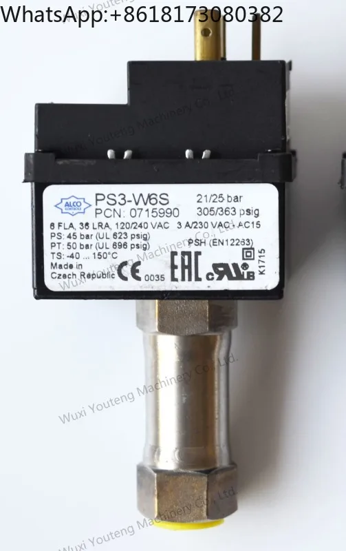 

Pressure switch PS3-W6S 1624962200 for screw air compressor