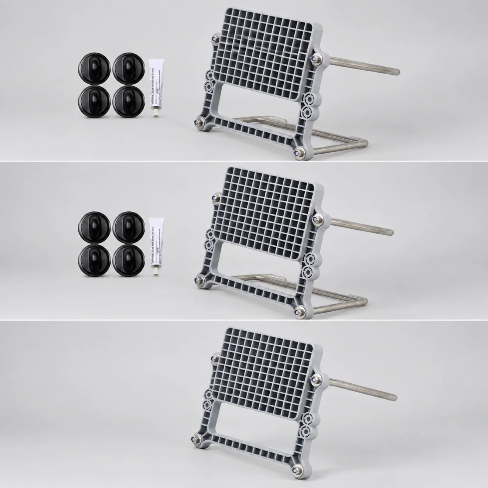 Inflatable Boat Motor Mounting Bracket Long-Lasting Motor Mounting Bracket with Nylon Plate Stainless Steel Easy to Install