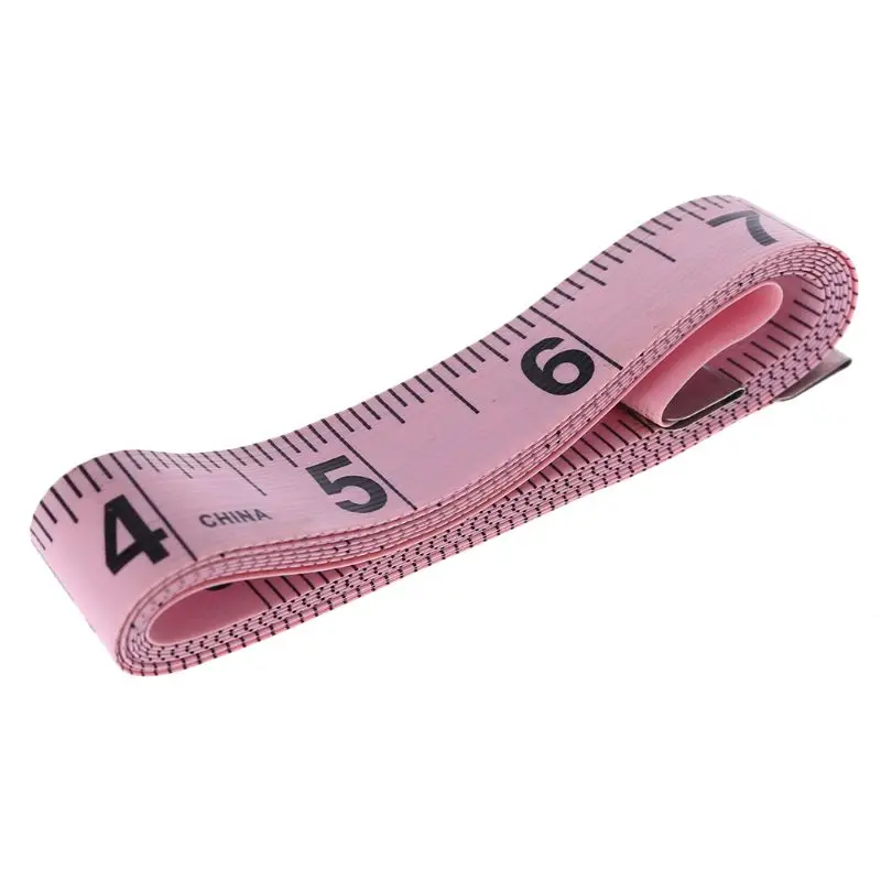 เทปวัดแบบนุ่ม Double Scale Body Sewing ไม้บรรทัดแบบยืดหยุ่นสำหรับการลดน้ำหนัก 60in