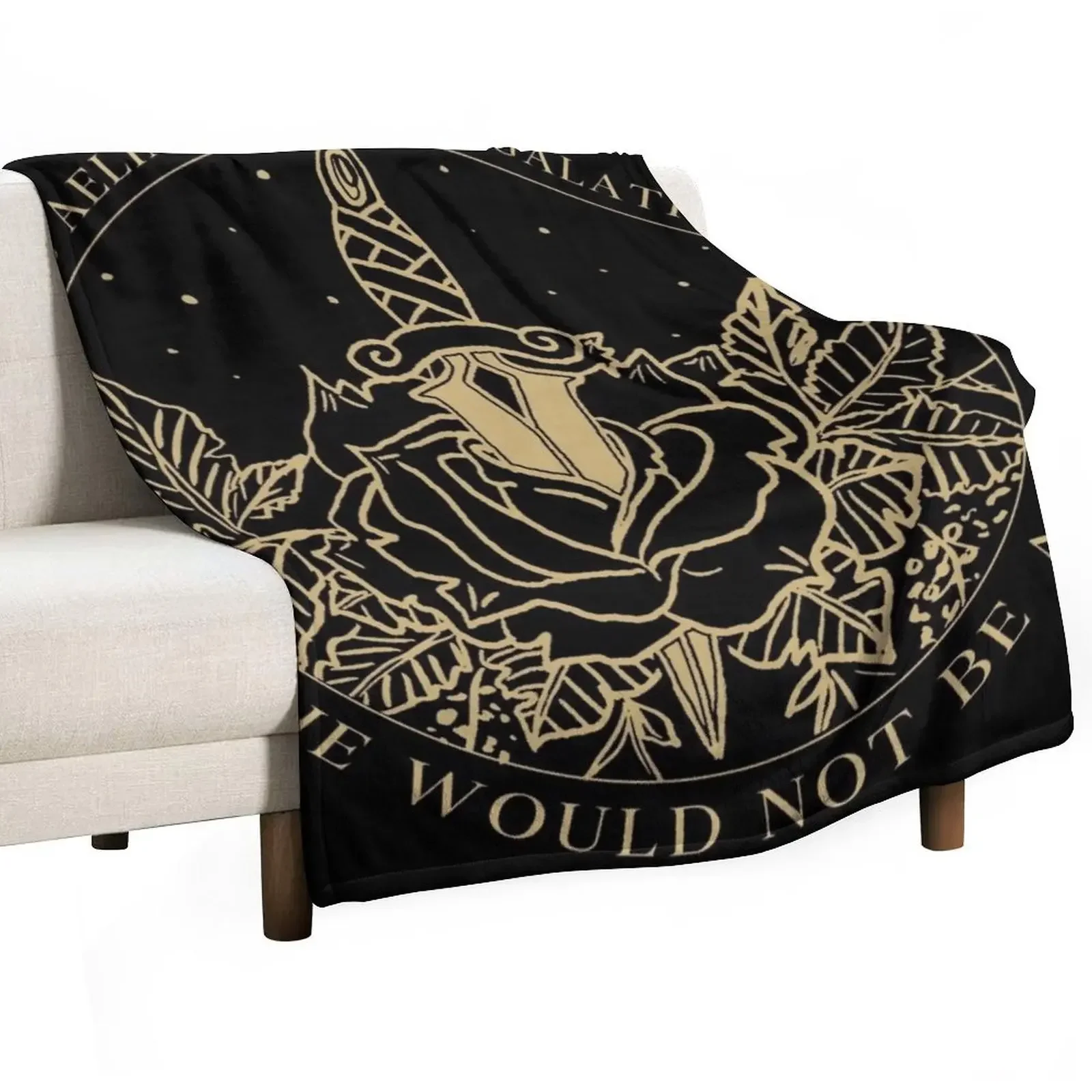 Aelin Galathynius - Throne of Glass Quote Koc do rzucania Dekoracje na zimę Koce dla niemowląt