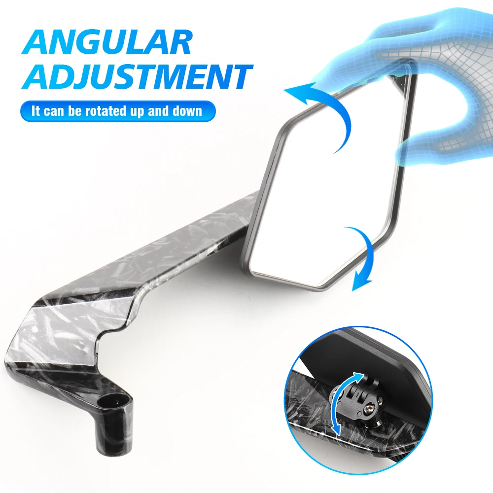 Motorcycle Side Rearview Mirror For Honda CB 1000 500 650 750 900 CBR650R CBR650F Honnet NC750X Shadow VT 600 1300 CMX250 CTX700 view 3