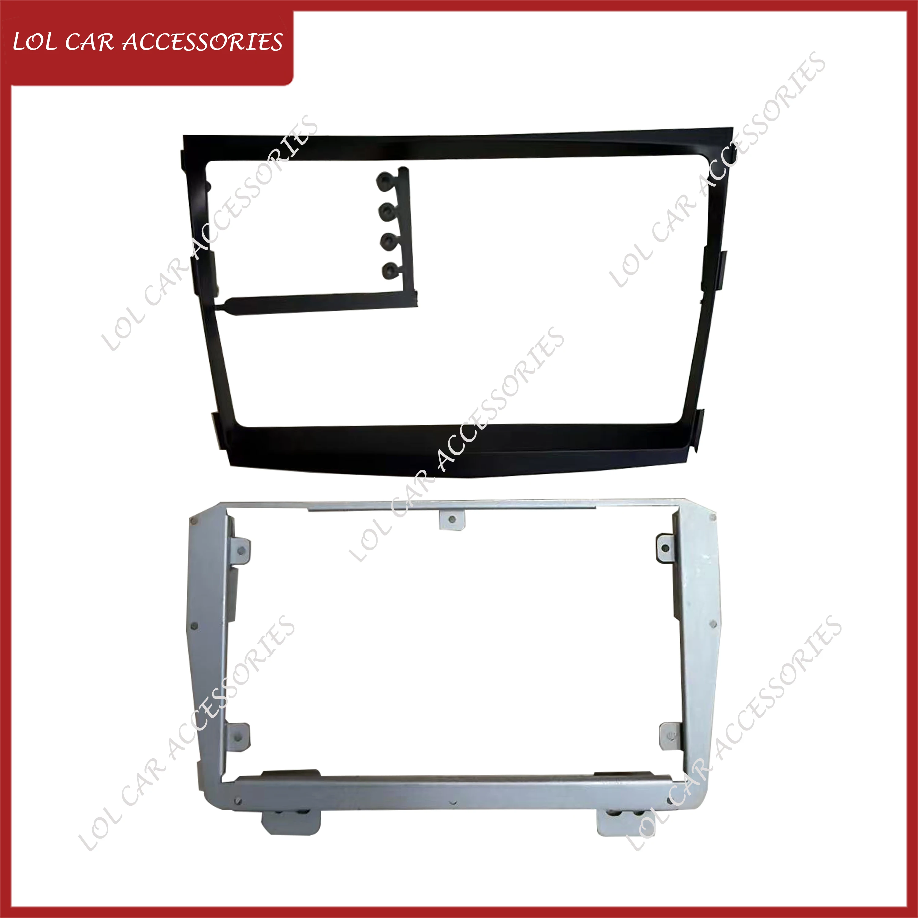 9 Inch For Mahindra XUV300 LOW-END Car Radio Android Stereo MP5 Player 2 Din Head Unit Fascia Panel Casing Frame Dash Cover
