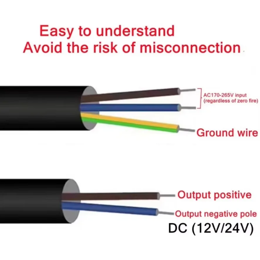 محول الإضاءة مقاوم للماء إمدادات الطاقة IP67 IP68 AC220V إلى تيار مستمر 12 فولت 24 فولت LED سائق 100 واط 200 واط 300 واط 400 واط 500 واط محول خارجي #6