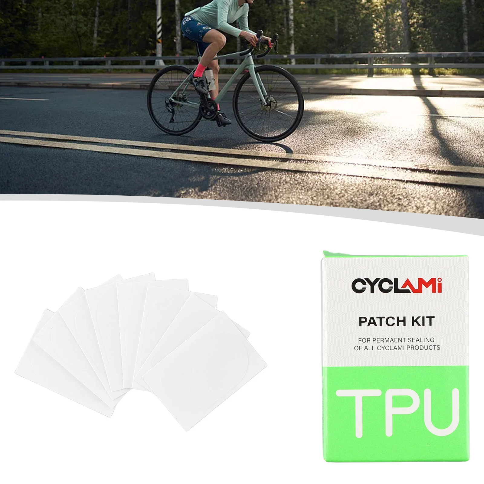 

8PCS Bike Puncture Repair Kit Bicycle Patches Glue Tyres Tires Inner Tubes Tool Bike Inner Tube Tire Patch Patching Tools