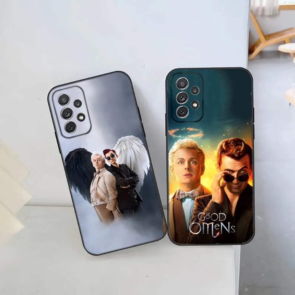 

G-Good Omens Phone Case For Samsung S21,S22 Ultra,S20,S30 plus,S22 plus,S23,S30 ultra 5G Silicone Cover