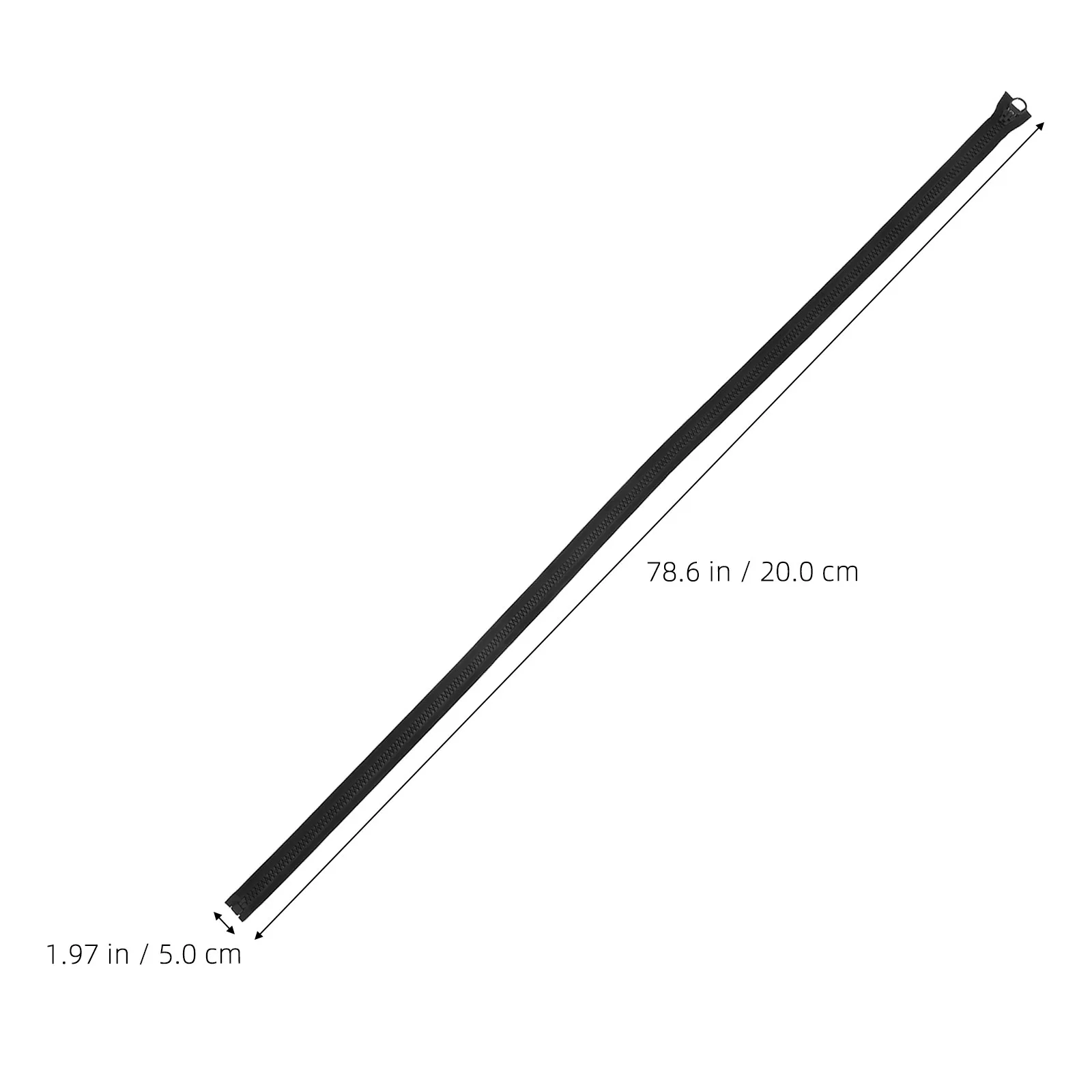 Extra Large Separating Heavy Duty Plastic Zippers for Sleeping Bags Jackets Overcoats Awning Canvas Marine Applications Tailor