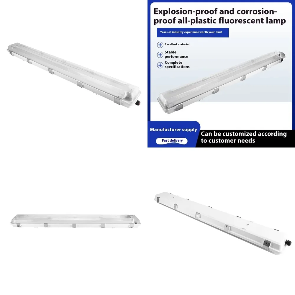 

Взрывозащищенный потолочный светильник из пластика, класс защиты IP66, для светодиодных ламп, для промышленных складов