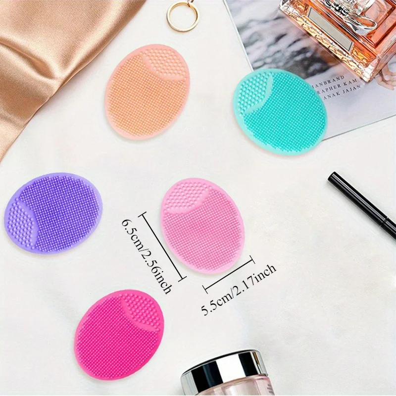 Zachte siliconen gezichtsmassager- en peelingborstel – Diepe poriënreiniging, mee-eterverwijdering, alcoholvrij voor de gevoelige huid