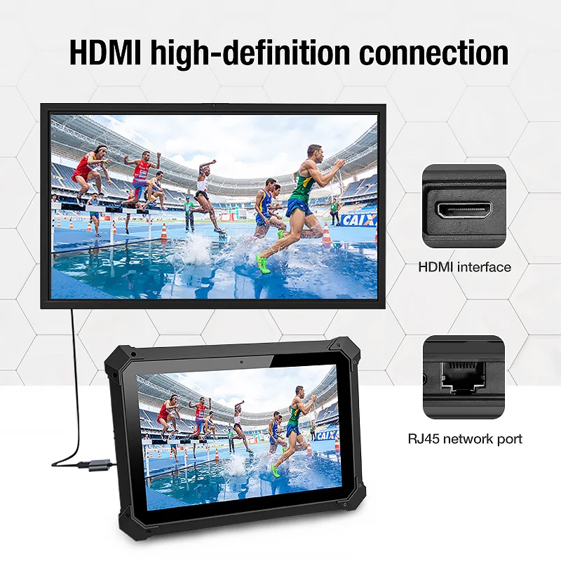 MS10.1 بوصة Windows 11 جهاز لوحي متين UHF 895Mhz قارئ RFID مع ماسح الباركود HDMI RJ45 لجمع بيانات ورشة العمل #6