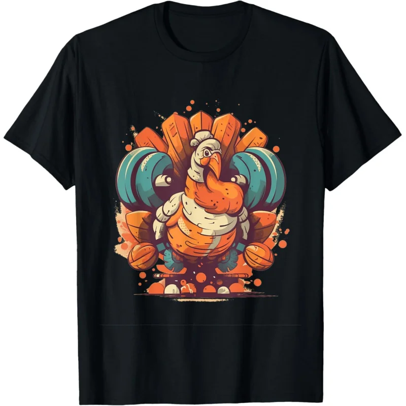 

Turkey Bodybuilder Thanksgiving Day Gym Fitness Workout T-Shirt