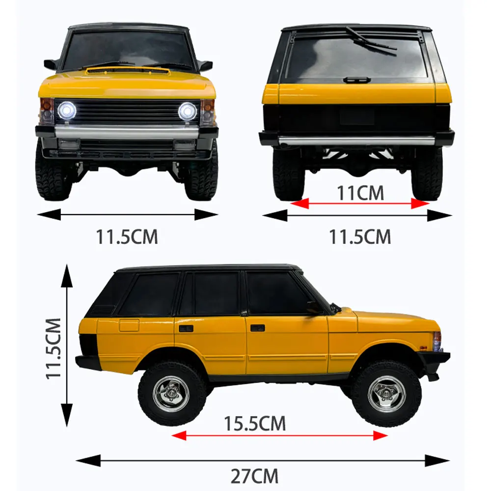 LDRC LD18401 1/18 Simulation tout-terrain télécommande voiture Range Rover modèle RC voiture d'escalade quatre roues motrices jouet pour enfants 2025