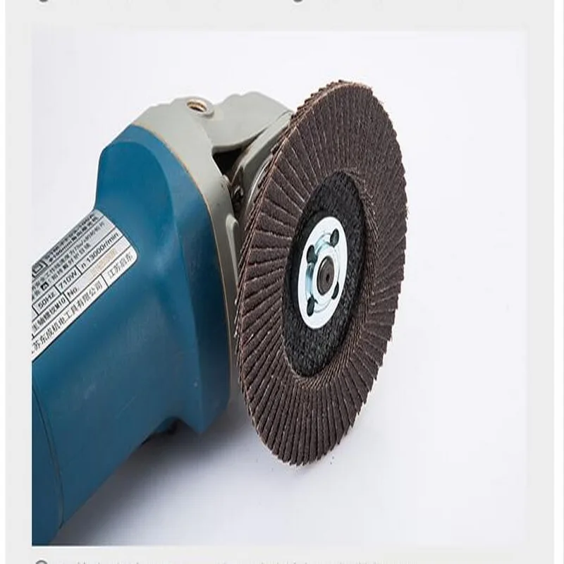 Free Shipping Of 2PCS/Set 100*16mm 60# Grit Flap Discs Wheels For Angel Grinder Steel Metal Polishing Sanding