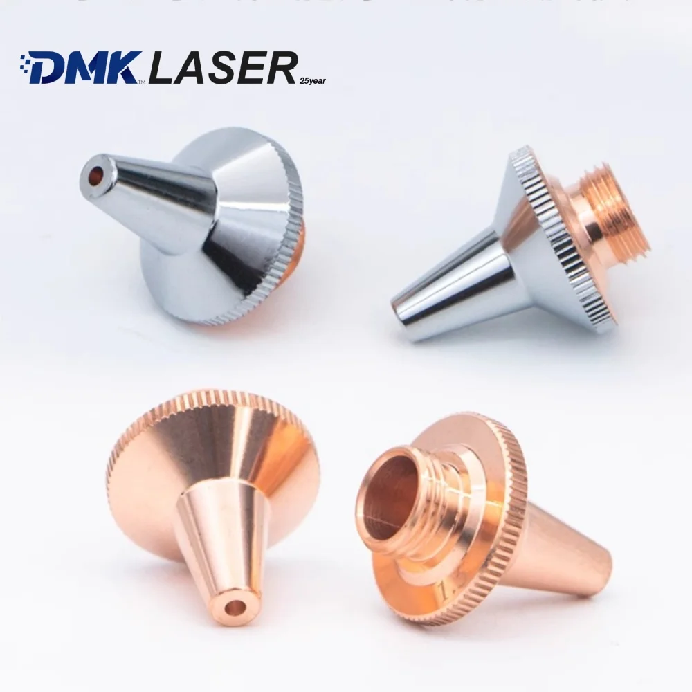 DMK 3D Laser Cutting copper Nozzles D15 M8 H19 single double layer high speed For Raytools cutter gun BT210S BM111 BM112 BM109