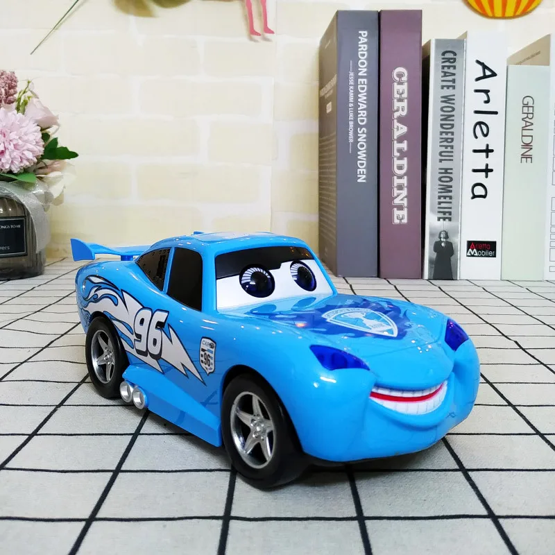 Disney Anime Cars Lightning McQueen Kawaii Electric Savings  Action Figure Cute  Figure Creative Model Boys Kids Gift Toys