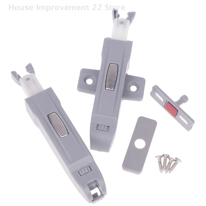 1 Pack Rebound Self Locking Device,Push To Open Cabinet Catches,Adjustable Kitchen Buckel Locks,Cabinet Push Latches