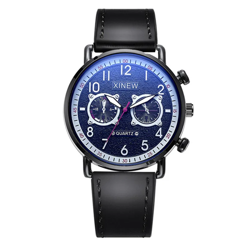 

Men Genuine XINEW Brand Watches Students Boys Fashion Casual Leather Band Sinple Quartz Wrist Watch Relogios Masculinos 2024