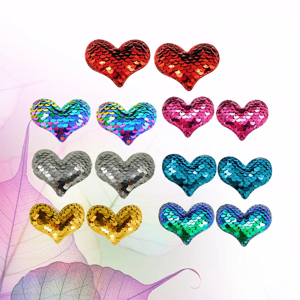 

14 Pcs Heart Sticker Stickers Clothing Shoes and Hats Love Shape DIY Gift Gifts