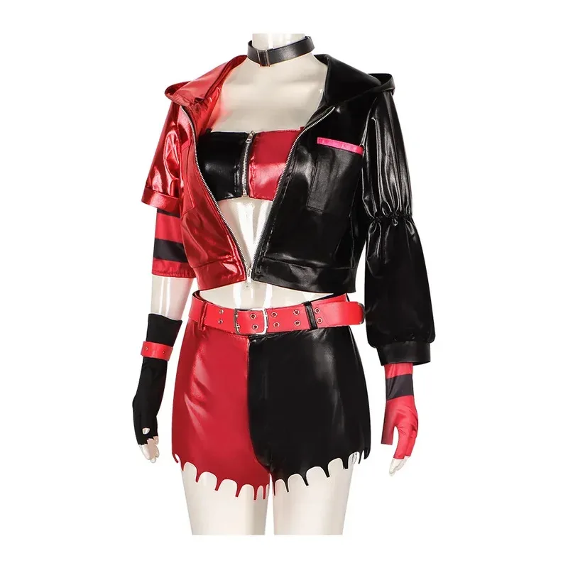 

DY20Harley Quinn Косплей Костюм Карнавальная Униформа Парик Аниме Костюмы на Хэллоуин Женщины Мужчины Игровой Реквизит Аксессуары Косплей Костюм2