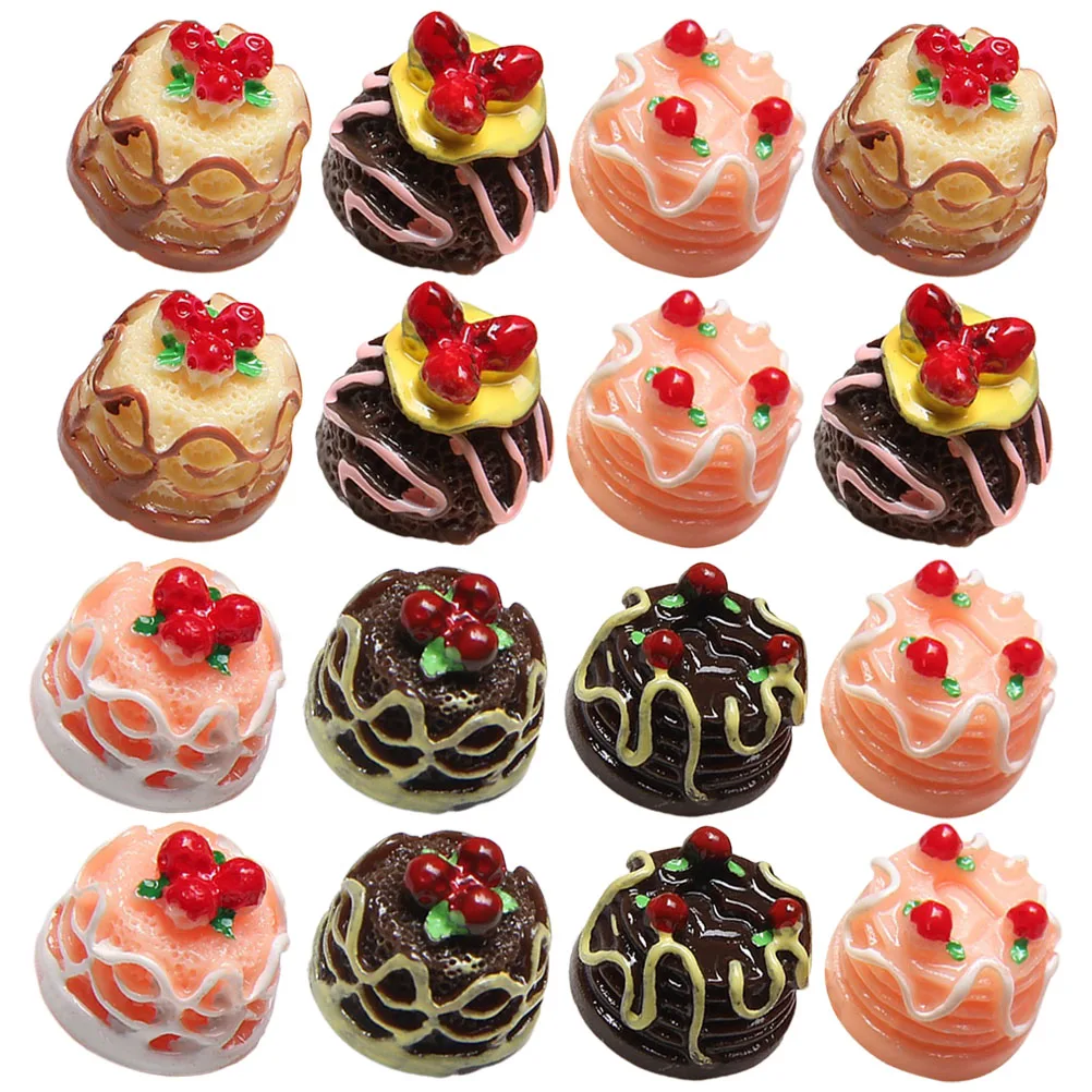 

Simulation Cake Accessories Figurine Dessert Models Fake Miniature Accessory Decoration