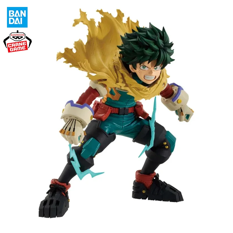 Оригинальная модель BANPRESTO THE AMAZING HEROES PLUS MY HERO ACADEMIA Izuku MidoriyaII 110 мм, упаковочная фигурка в пенопластовой коробке, аниме-игрушка в подарок