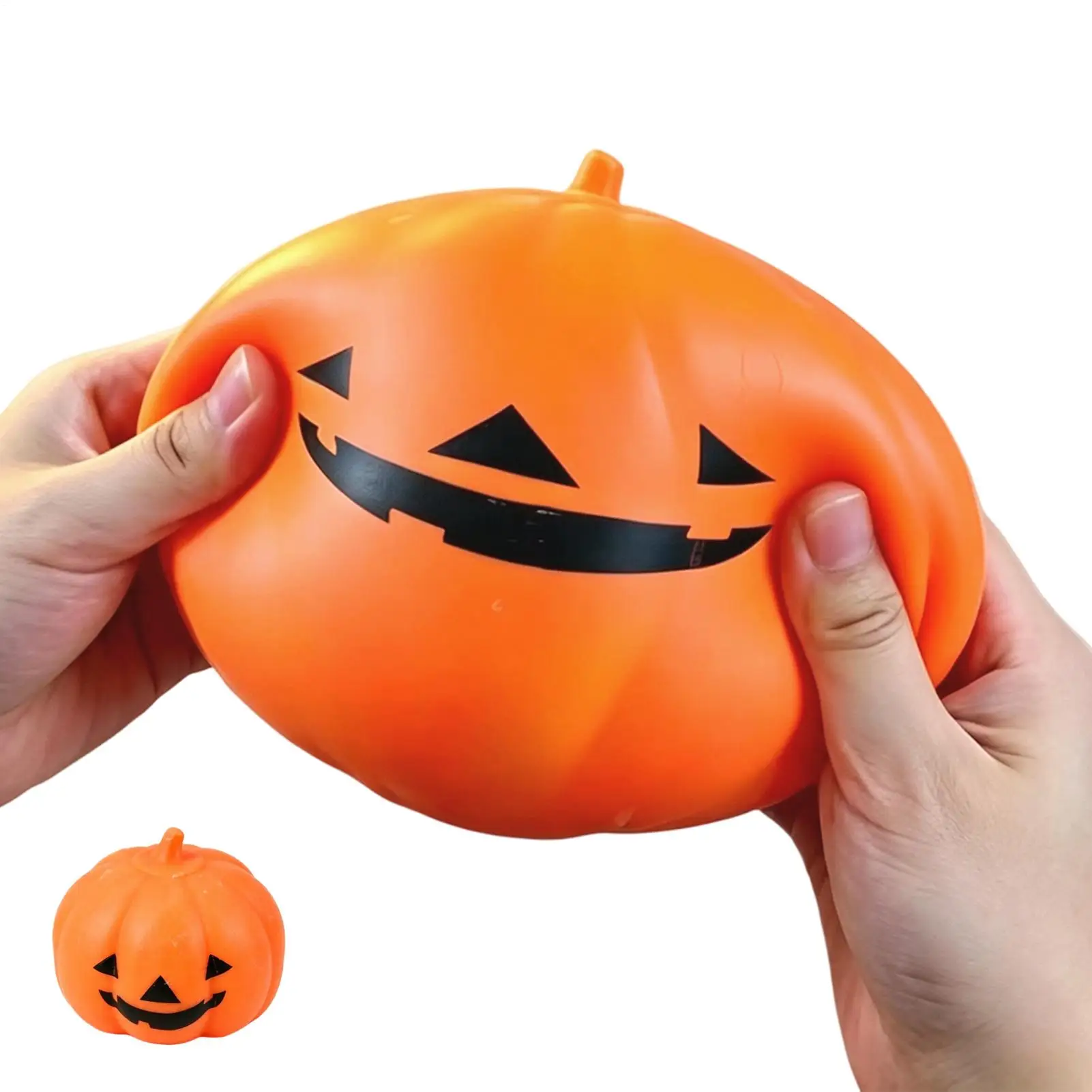 ピンチトイ-4インチ-伸縮性のある感覚玩具-ハロウィン-リラックスできる楽しいパンプキン-フィジェットトイ-女性-男性-大人向け-グッディバッグフィラー-ストッキングギフト