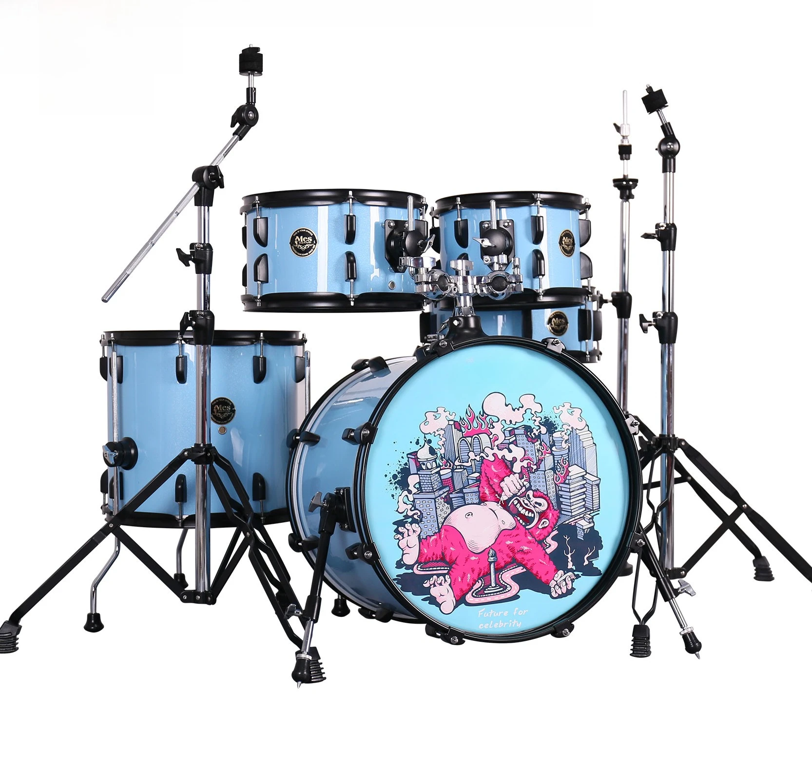 Drum Set Future Star WLX5815 Children's Grading Adult Beginner Entry Home Professional Performance