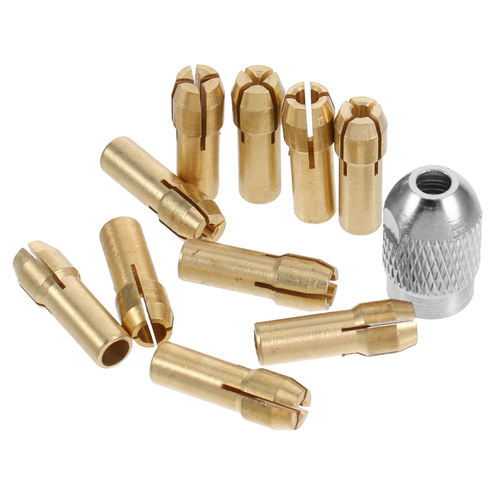 1 Set Miniature Drill Chuck High-Efficiency Grinding Precision Polishing Portable Wear-Resistant Collet Chuck For Rotary Tool