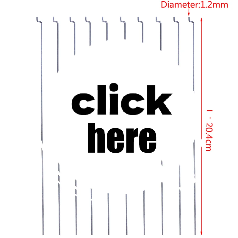 

10 шт. Z-образный рычаг рулевого механизма, тяга, сервопривод, диаметр 1,2 мм, длина 20 см