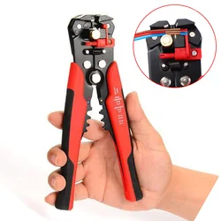 Crimper Cable Cutter Professional Electrician Wire Stripper Tools Adjustable Automatic Wire Stripper Multifunctional Pliers