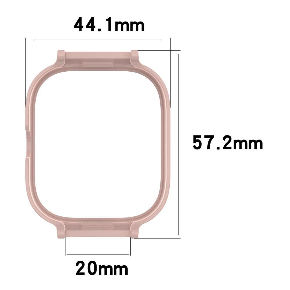 Аксессуары для умных часов Redmi watch 4 с рамкой, тонкие защитные аксессуары из высококачественного поликарбоната с половинной обмоткой для ремешка 20 мм