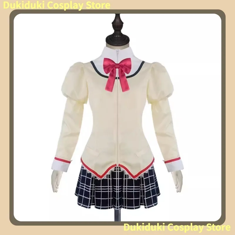 أنيمي كانام مادوكا Akemi Homura تأثيري حلي Puella Magi Madoka Magica زي مدرسي الكبار هالوين ازياء النساء الزي