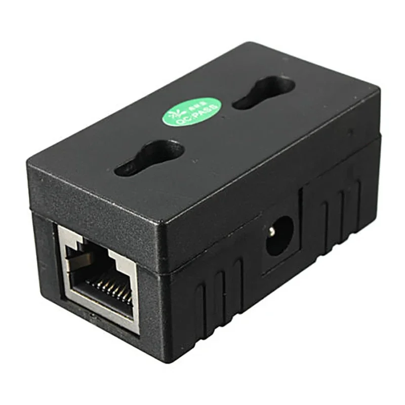 10/100 Mbp passivo POE DC Power Over Ethernet iniettore Splitter adattatore per montaggio a parete per telecamera IP rete LAN 1PC