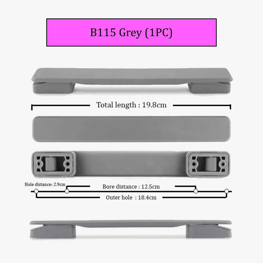 B115 Trolley Case Handle Accessories Hand Carry Repair Applicable Suitcase Luggage General Customization Handle Repairing Parts