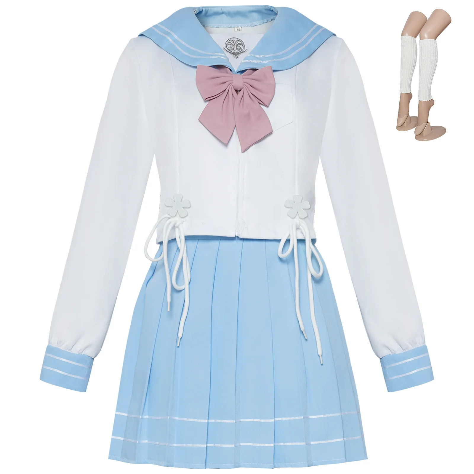 

Naraka Bladepoint Kurumi Hu Tao Косплей Костюм Синяя JK Униформа Юбка Женщина Хэллоуин Карнавал Косплей Индивидуальная Одежда