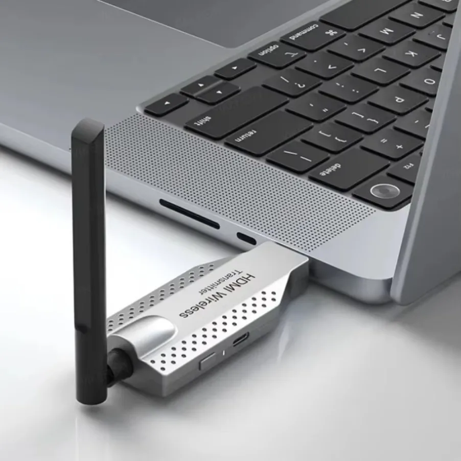 Transmetteur et récepteur vidéo de Transmission sans fil 100M, adaptateur d'extension Compatible HDMI, miroir d'écran pour caméra PC vers TV