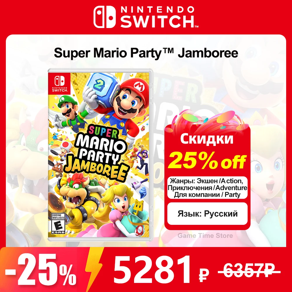 Nintendo Switch Games Super Mario Party Jamboree Original Physical Game Card Action Genre Game for Nintendo Switch Game Console