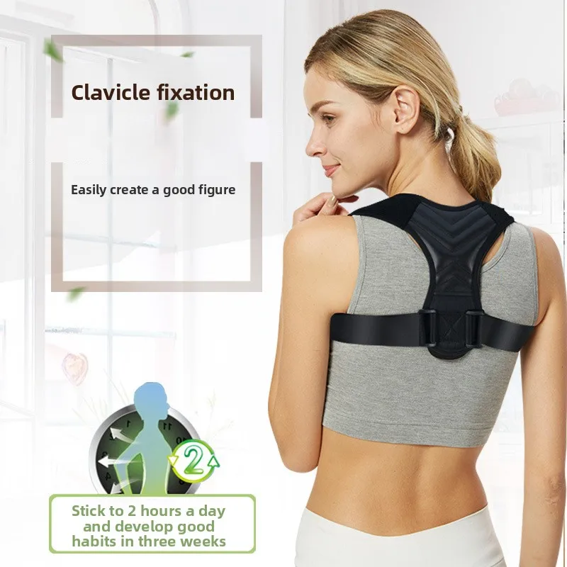 

Factory wholesale clavicle fixed with anti-kyphosis brace adult men and women to correct student posture fixed clavicle belt