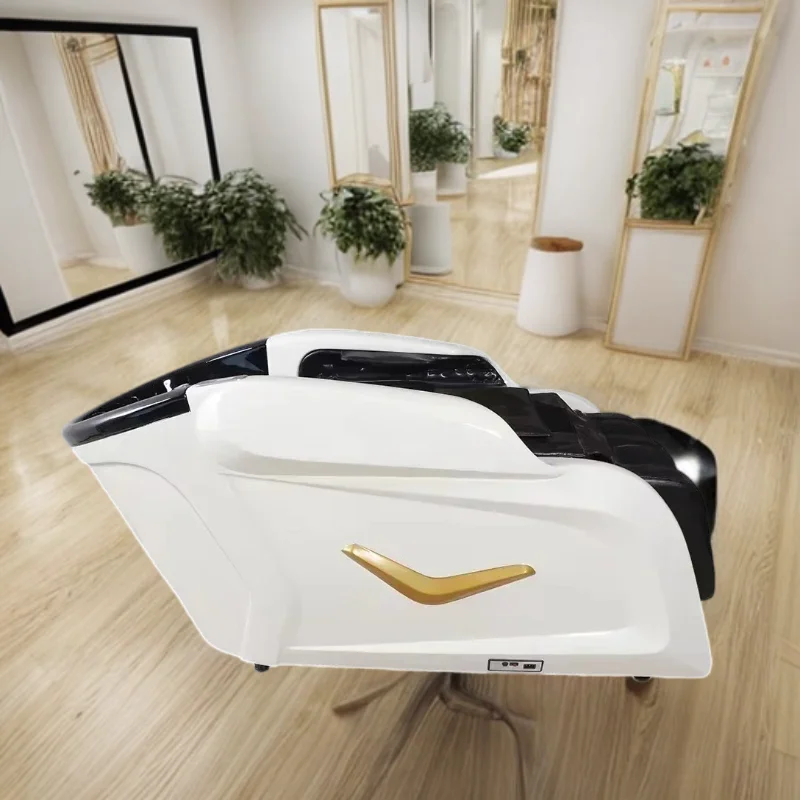 

Shampoo Basin Men Shaving Chair Hair Leather Living Room Styling Chairs Stylist Aesthetic Reclining Spa Sedie Sillas Bowl Bed