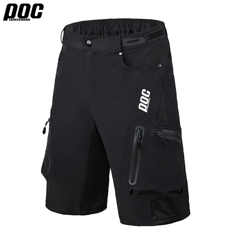 Men\'s LairschDan Poc MTB Shorts Mountain Bicycle Short Offroad DH Motorcycle Bike Outdoor Sports Quick Dry Downhill Short Pants