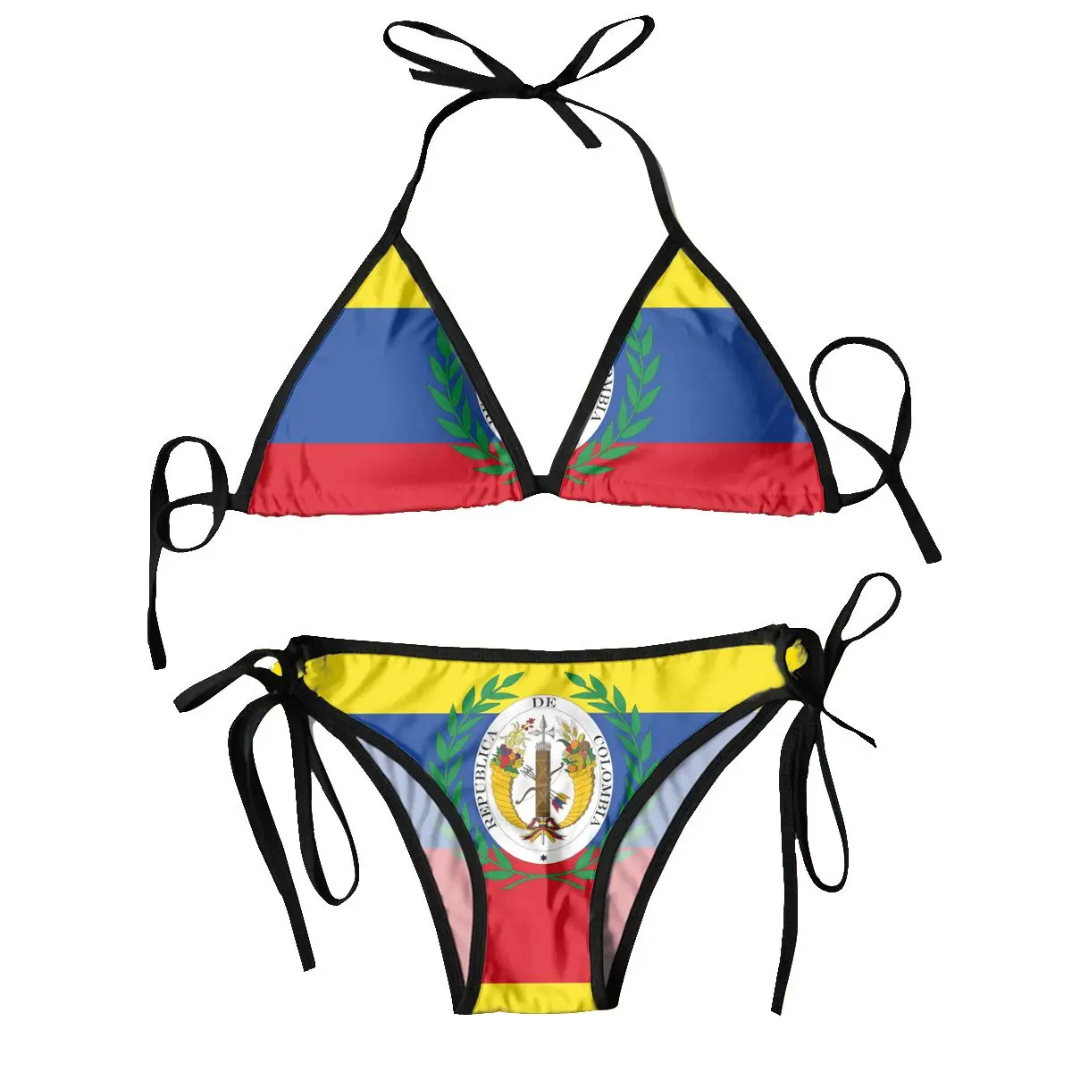 

Bikini Femme 2024 Luxe Flag Of The Gran Colombia Two Piece Women's Set